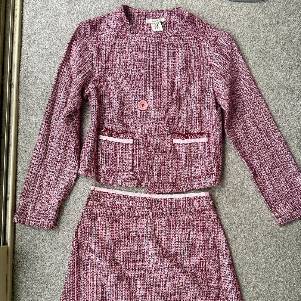 Matching Pink Set - Skirt and Blazer